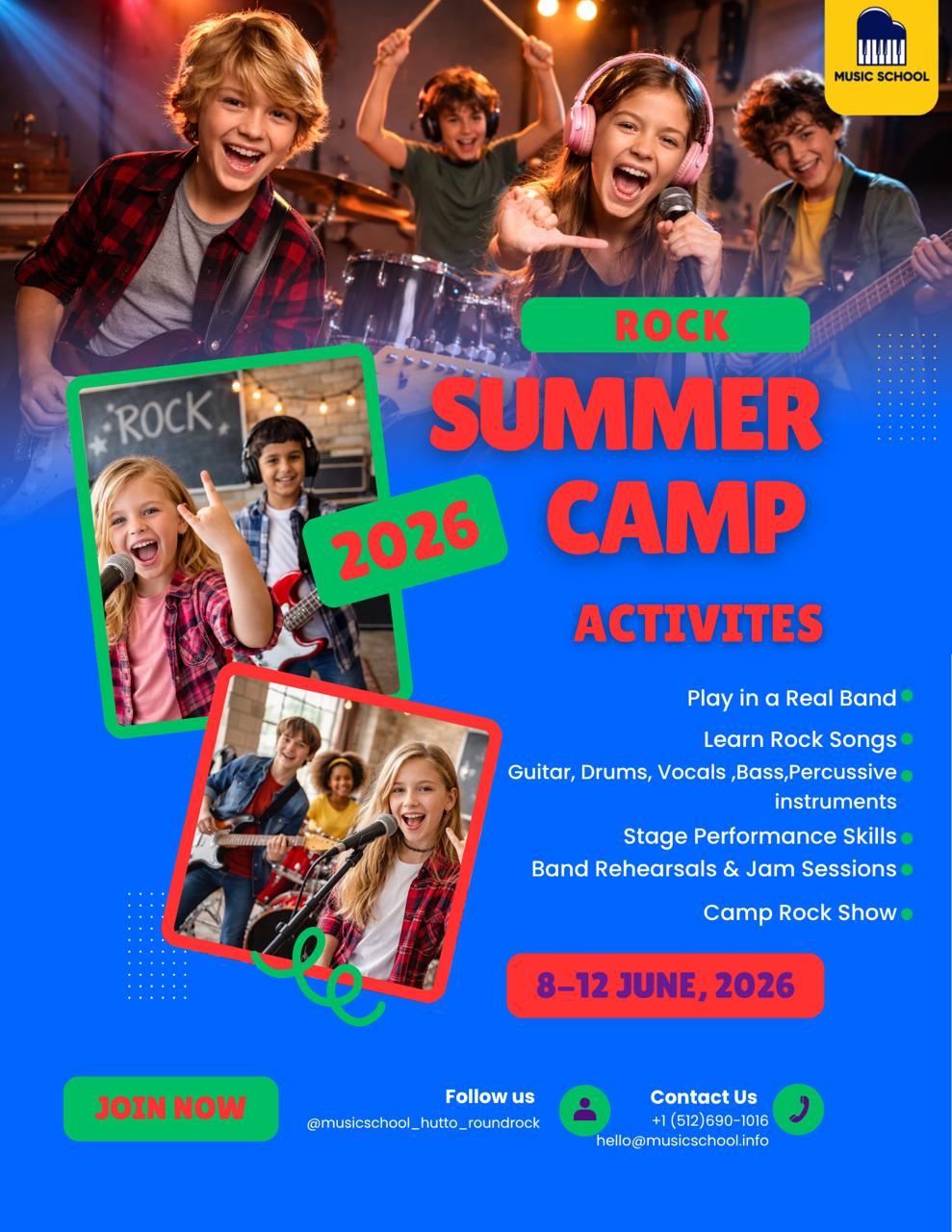  🎸Rock Summer Camp 🌟